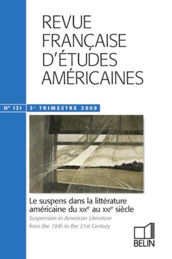 Couverture du livre « Le suspens dans la littérature américaine du XIX au XXI siècle » de  aux éditions Belin