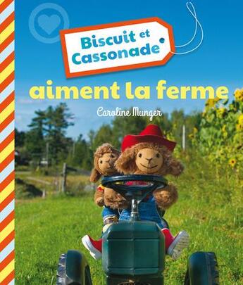 Couverture du livre « Biscuit et Cassonade aiment la ferme » de Caroline Munger aux éditions La Bagnole