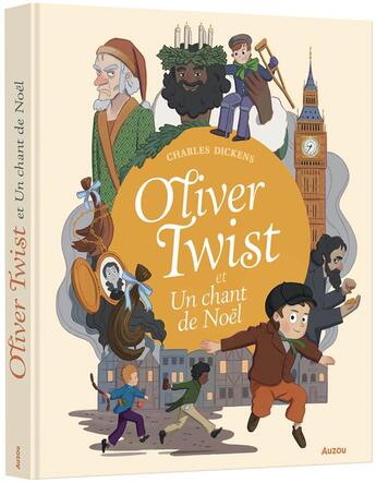Couverture du livre « Oliver Twist ; un conte de Noël » de Charles Dickens et Claude Carre et Jennifer Potter aux éditions Auzou