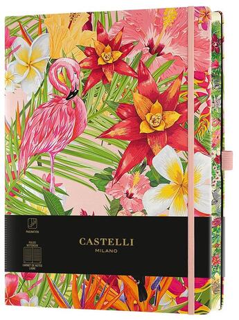 Couverture du livre « Carnet eden très grand format ligné flamand » de  aux éditions Castelli Milano