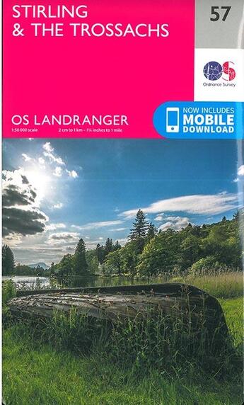 Couverture du livre « Stirling & the trossachs area » de  aux éditions Ordnance Survey