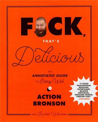 Couverture du livre « Fuck That's Delicious by Action Bronson » de Action Bronson aux éditions Abrams