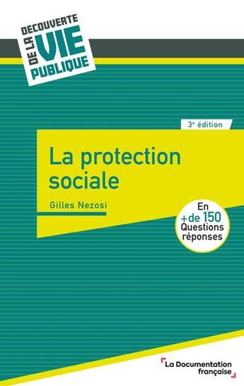 Couverture du livre « La protection sociale » de Gilles Nezosi aux éditions Documentation Francaise