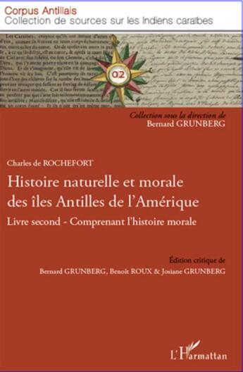 Couverture du livre « Histoire naturelle et morale des îles Antilles de l'Amérique t.2 ; comprenant l'histoire morale » de Charles De Rochefort aux éditions L'harmattan