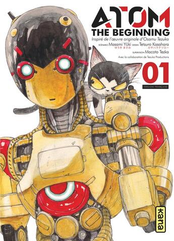 Couverture du livre « Atom : the beginning Tome 1 » de Tetsuroh Kasahara et Masami Yuki aux éditions Kana
