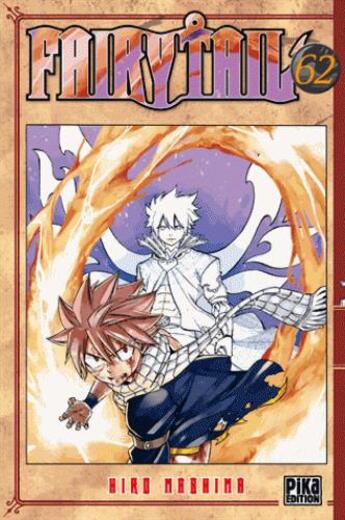 Couverture du livre « Fairy Tail Tome 62 » de Hiro Mashima aux éditions Pika