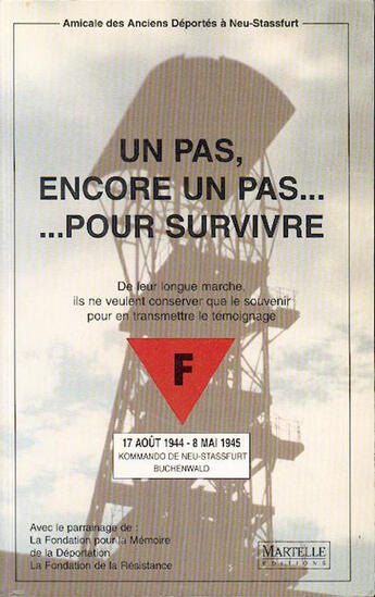 Couverture du livre « Un pas encore un pas... ; ...pour survivre » de  aux éditions Martelle