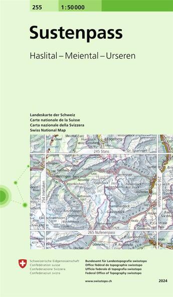 Couverture du livre « Sustenpass (édition 2009) » de  aux éditions Ofts