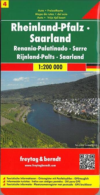 Couverture du livre « Rheinland- pfalz - saarland » de  aux éditions Freytag Und Berndt