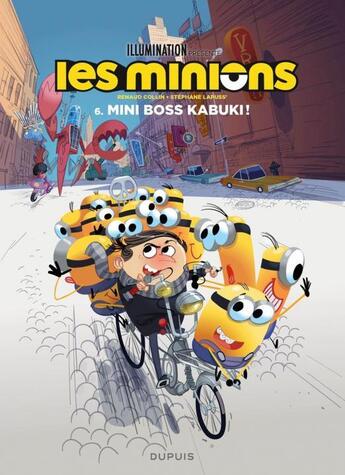 Couverture du livre « Les Minions Tome 6 : mini Boss Kabuki ! » de Renaud Collin et Lapuss' aux éditions Dupuis