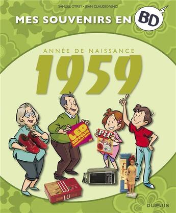 Couverture du livre « Mes souvenirs en BD Tome 20 : 1959 » de Samuel Otrey et Jean Claudio Vinci aux éditions Dupuis