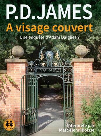 Couverture du livre « A visage couvert » de James P D. aux éditions Sixtrid