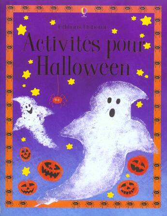Couverture du livre « Activites Pour Halloween » de Fiona Watt aux éditions Usborne