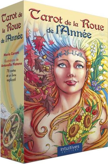 Couverture du livre « Tarot de la roue de l'annee » de Caratti/Platano aux éditions Editions Intuitives