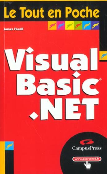 Couverture du livre « Visual basic.net » de James Foxall aux éditions Campuspress