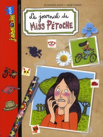 Couverture du livre « Le journal de miss Pétoche » de Jo Hoestlandt et Anne Simon aux éditions Bayard Jeunesse