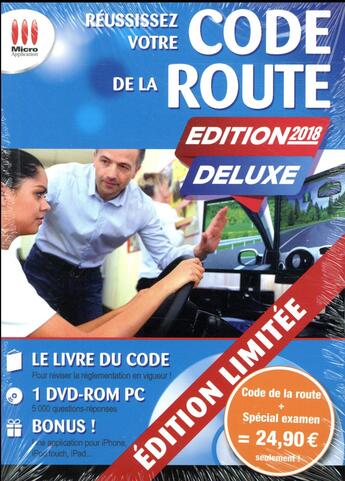 Couverture du livre « Pack code de la route + spécial examen » de  aux éditions Ma