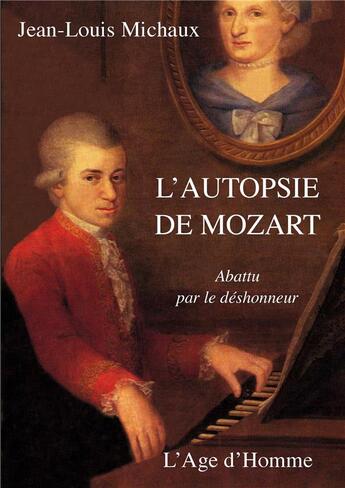 Couverture du livre « Autopsie de mozart » de Henri Michaux aux éditions L'age D'homme