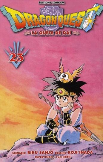 Couverture du livre « Dragon quest - la quête de Daï Tome 23 » de Riku Sanjo et Koji Inada aux éditions Delcourt