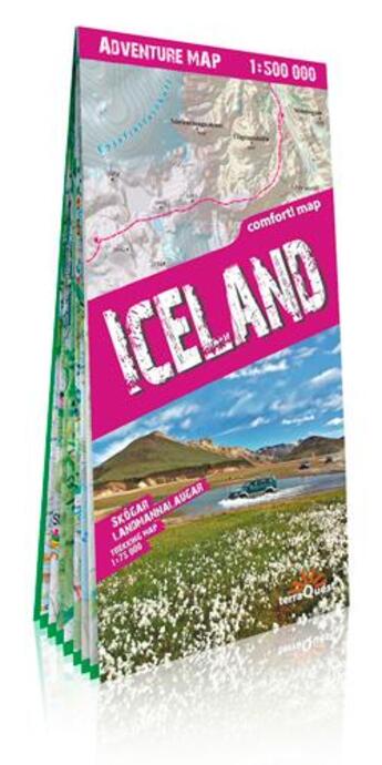 Couverture du livre « Islande 1/500.000 ang (iceland - carte d'aventure) » de  aux éditions Expressmap