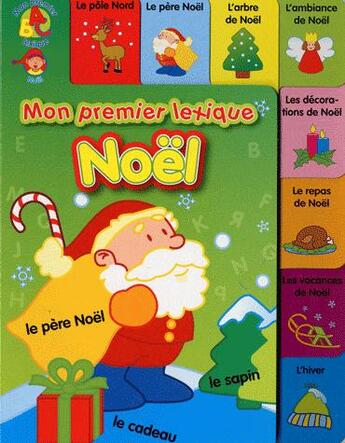 Couverture du livre « Mon premier lexique de Noël vert » de  aux éditions Yoyo Books