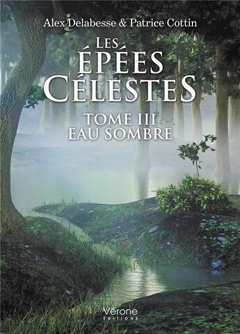 Couverture du livre « Les épées célestes t.3 : eau sombre » de Patrice Cottin et Alex Delabesse aux éditions Verone