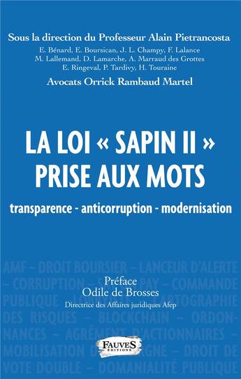 Couverture du livre « La loi 