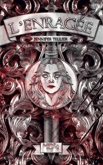 Couverture du livre « L'enragée » de Jennifer Tellier aux éditions 404 Editions