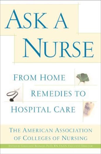 Couverture du livre « Ask a Nurse » de Amer Assoc Of Colleges Of Nurs David Lozell aux éditions Free Press