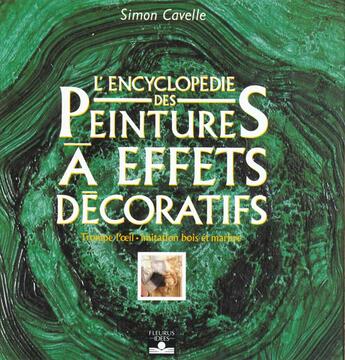 Couverture du livre « Peintures a effets decoratifs » de  aux éditions Mango