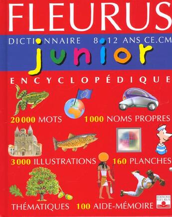 Couverture du livre « Dictionnaire fleurus 8-12 ans » de  aux éditions Fleurus