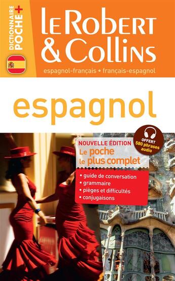 Couverture du livre « LE ROBERT & COLLINS ; POCHE ; espagnol-français ; français-espagnol » de  aux éditions Le Robert