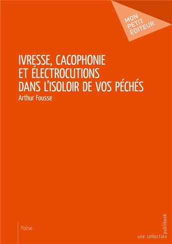 Couverture du livre « Ivresse, cacophonie et électrocutions, dans l'isoloir de vos péchés » de Arthur Fousse-Bomstein aux éditions Mon Petit Editeur