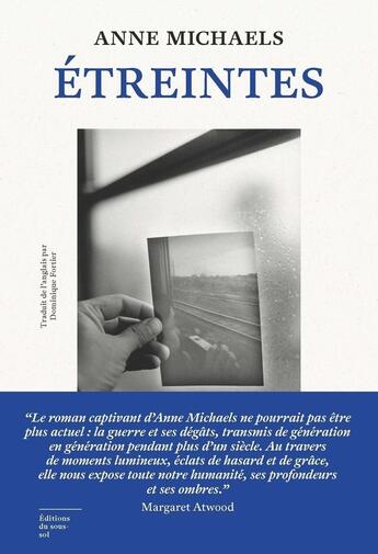 Couverture du livre « Étreintes » de Anne Michaels aux éditions Editions Du Sous Sol