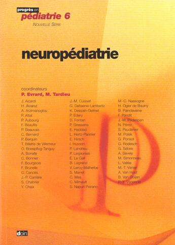 Couverture du livre « Neuropediatrie » de Evrard P aux éditions Doin