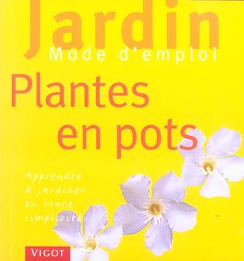 Couverture du livre « Plantes En Pots » de Poschmann aux éditions Vigot