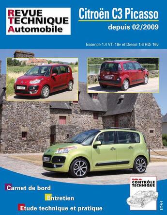 Couverture du livre « Citroen c3 picasso - depuis 02-2009 » de Etai aux éditions Etai