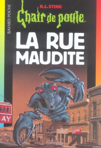 Couverture du livre « Chair de poule Tome 28 : la rue maudite » de R. L. Stine aux éditions Bayard Jeunesse