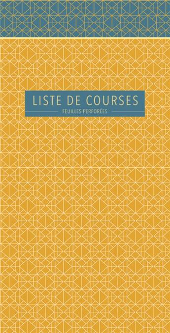 Couverture du livre « Liste de courses ; motifs » de  aux éditions Paperstore