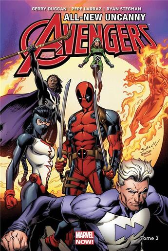 Couverture du livre « All-new Uncanny Avengers t.2 » de Gerry Duggan et Ryan Stegman et Pepe Larraz aux éditions Panini