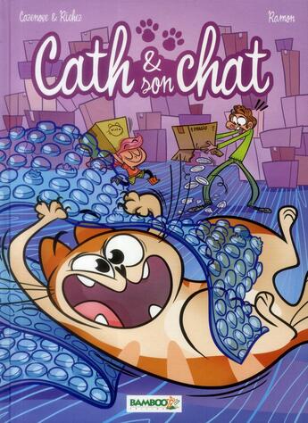 Couverture du livre « Cath et son chat Tome 4 » de Christophe Cazenove et Yrgane Ramon et Herve Richez aux éditions Bamboo