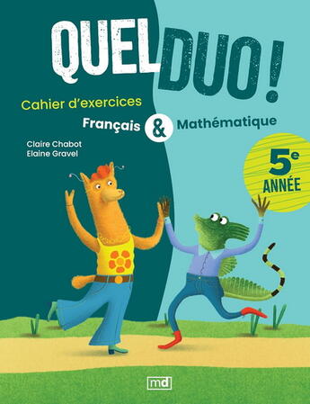 Couverture du livre « Quel duo ! 5e annee » de Claire Chabot aux éditions Marcel Didier