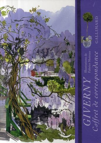 Couverture du livre « Coffret de correspondance ; Giverny » de Fabrice Moireau aux éditions Gallimard-loisirs