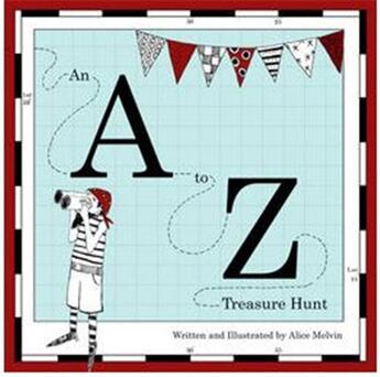 Couverture du livre « An a to z treasure hunt » de Alice Melvin aux éditions Tate Gallery