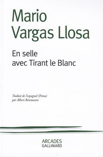 Couverture du livre « En selle avec tirant le blanc » de Mario Vargas Llosa aux éditions Gallimard