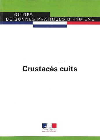 Couverture du livre « Crustacés cuits ; gbph 5961 » de  aux éditions Direction Des Journaux Officiels