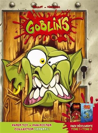 Couverture du livre « Goblin's - gob'lins - fourreau t01 a t02 » de Roulot/Martinage aux éditions Soleil