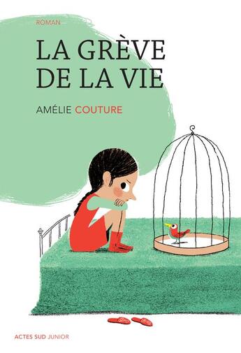 Couverture du livre « La grève de la vie » de Amelie Couture aux éditions Actes Sud Jeunesse