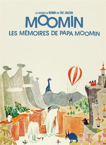 Couverture du livre « Les aventures de Moomin : les mémoires de Papa Moomin » de Tove Jansson aux éditions Le Lezard Noir