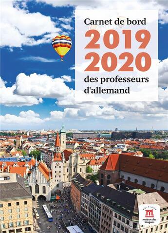 Couverture du livre « Carnet de bord des professeurs d'allemand (édition 2019/2020) » de  aux éditions La Maison Des Langues